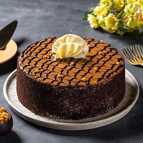 Heavenly Butterscotch Cream Cake